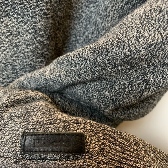 Roots Open Cardigan Charcoal Grey Cabin  Cottagecore Cotton Blend Women’s sz XS - Picture 6 of 9